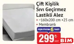 ÇİFT KİŞİLİK SIVI GEÇİRMEZ LASTİKLİ ALEZ ÇİFT KİŞİLİK SIVI GEÇİRMEZ LASTİKLİ ALEZ